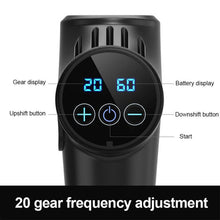 Load image into Gallery viewer, Cordless LCD Display Massage Gun