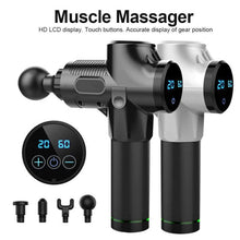 Load image into Gallery viewer, Cordless LCD Display Massage Gun