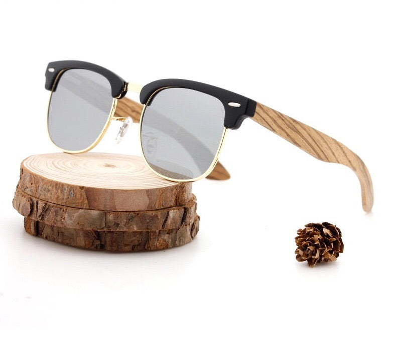 The Classico Wood Grain Sunglasses