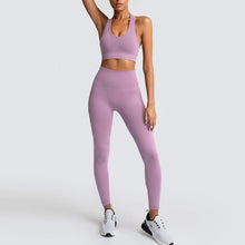 Load image into Gallery viewer, Lux 2 High-Rise Leggings &amp; Bra Set